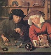 Quentin Massys The Moneylender and His Wife (mk05) oil painting